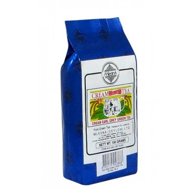 Mlesna Cream Earl Grey зеленый чай 100г