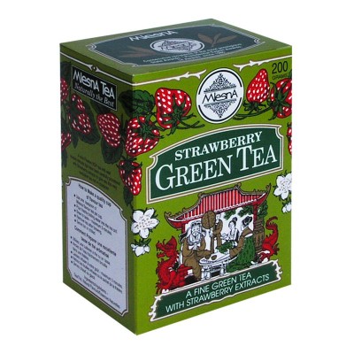 Mlesna Клубника зеленый чай 200г