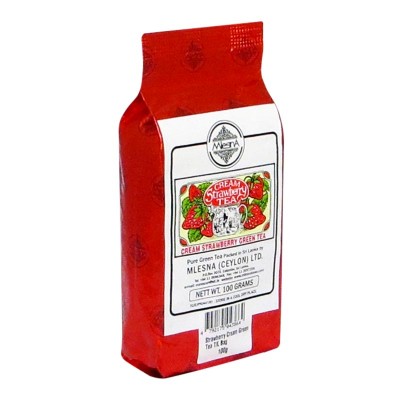 Mlesna Cream Клубника зеленый чай 100г
