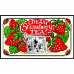 Mlesna Cream Клубника черный чай 100г